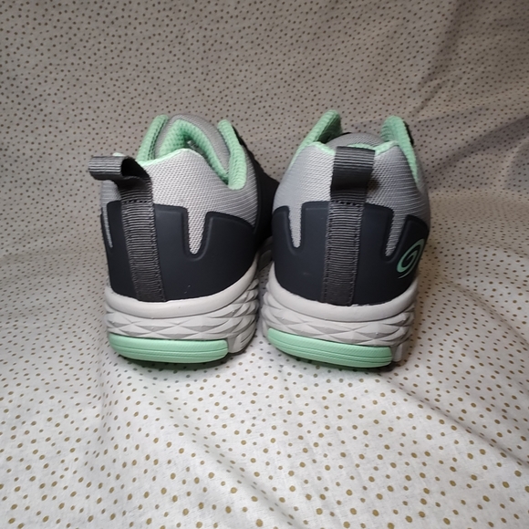 Nautilus Women's Zephyr Safety Toe Athletic Safety Shoes N1355 Gray/Mint Sz 11W - Picture 9 of 13